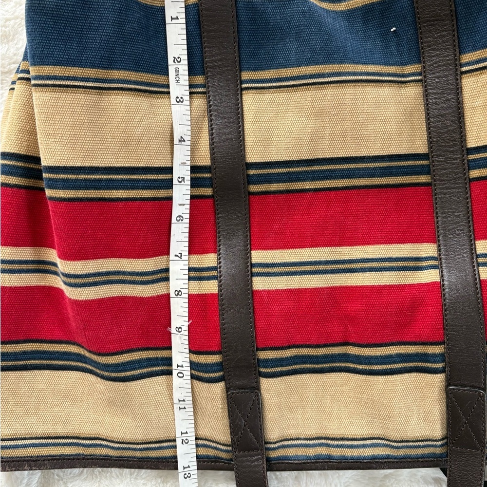 Talbots Stripes Large & Wallet Shoulder Tote Bag - Picture 7 of 8